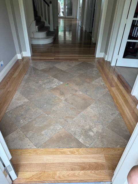 Sand and Polish, finished with satin commercial grade Loba WS 2K Duo.