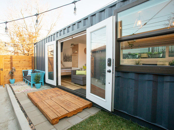 How To Install Vinyl Windows In A Shipping Container House