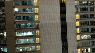 Night works on buildings