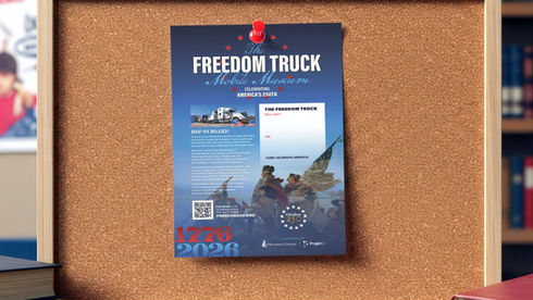 Freedom Truck event poster