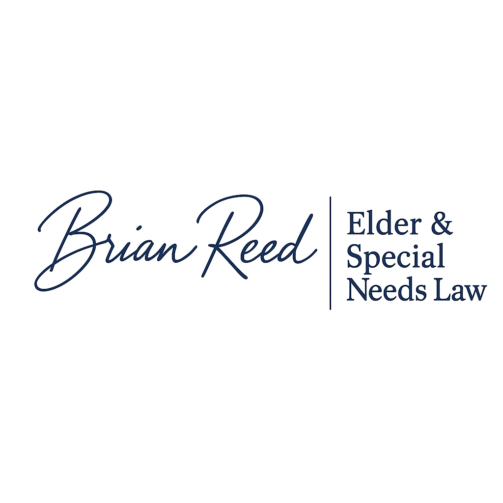 Handwritten signature of attorney Brian Reed, Elder & Special Needs Law.