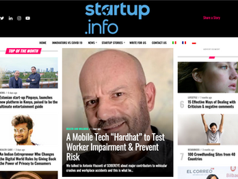 SOBEREYE featured in STARTUP.INFO