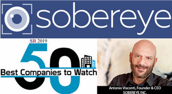 SOBEREYE was listed as one among "50 Best Companies to Watch 2019" by The Silicon Review magazine