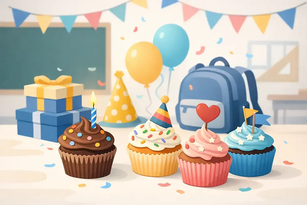 Birthday Cupcakes for School Parties That Work