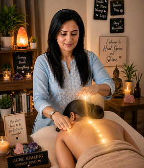 It encourages deep relaxation, supports body recovery, reduces stress-related tension, and promotes
overall physical wellness and balance.