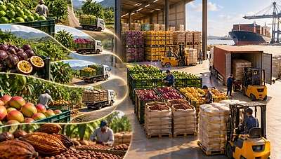 Agricultural production may be distributed across multiple producers. Coordinating supply can help international buyers manage commercial volumes through a centralized procurement process.