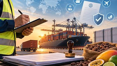 Export requirements can vary according to commodity, origin and destination. Proper coordination is essential for organized international shipments.