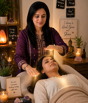 Clients often describe feeling:
◉ Lighter
◉ Calmer
◉ More relaxed
◉ Emotionally released
◉ Mentally clearer
◉ Better rested
◉ More grounded and balanced
◉ More connected to themselves
How An Aura Cleanse May Feel
Every experience is unique.
Some clients notice:
◉ A sense of emotional release
◉ Deep relaxation
◉ Feeling lighter or less burdened
◉ Greater mental clarity
◉ Improved focus
◉ Better sleep
◉ A renewed sense of positivity and balance