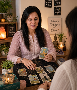 It helps provide direction, emotional reassurance, self-reflection, and spiritual insight to support better
life decisions and clarity.