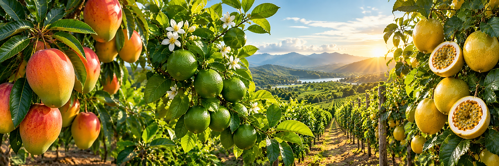 Golden-Hour Tropical Orchard Vista.png