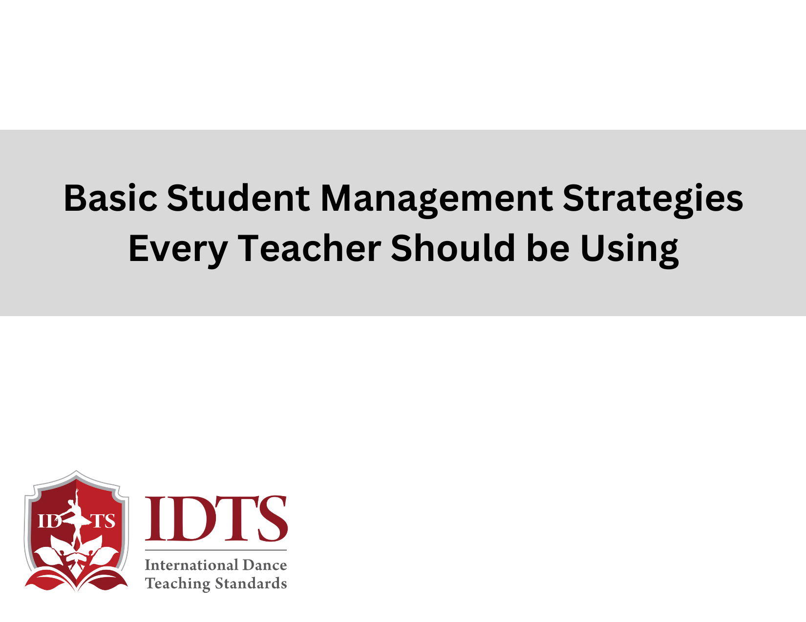 Basic Student Management Strategies Every Teacher Should be Using