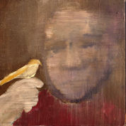 KUŞ UYKUSU 2022, , tual üzerine karışık teknik,21,5x21,5 cm.jpg