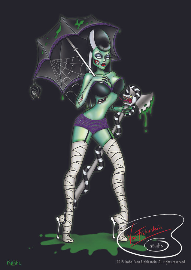 Hatchet dawn pinup