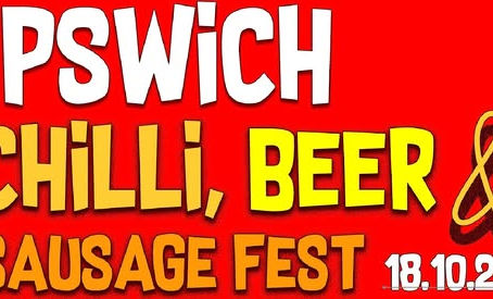 Sizzling Chilli, Beer & Sausage Fest for Charity – Saturday 18 October