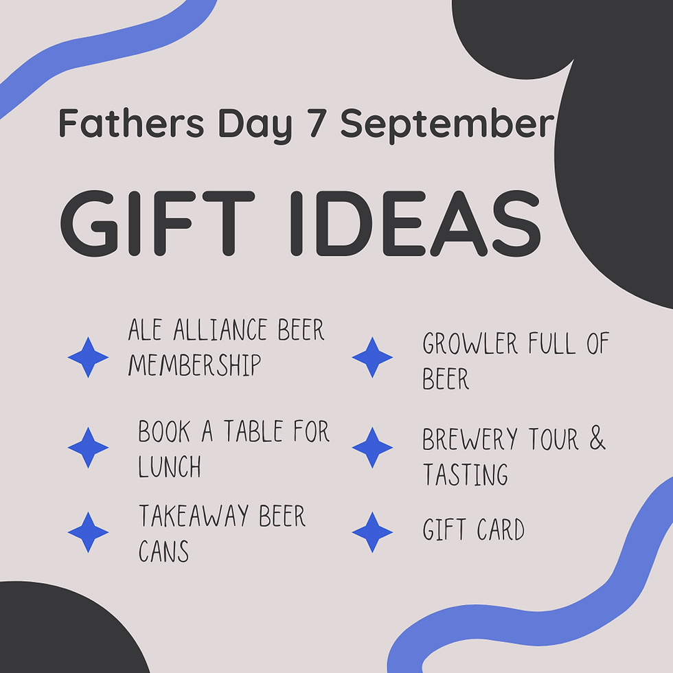 Ditch the socks this Father’s Day and give Dad what he really wants - beer! Sunday 7 September, spoil him with an Ale Alliance membership, a growler full of beer, takeaway cans, or a brewery tour & tasting. Book a table for lunch or grab a gift card so he can choose his own hoppy adventure. At Stony Creek Brewing, we’re here to make Father’s Day fun, flavourful, and nothing like the tie you gave him last year.
