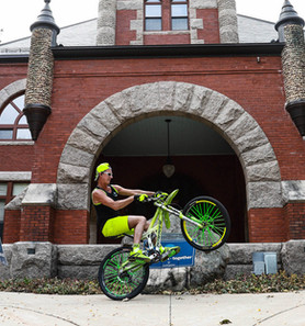 The Neon Wheel Surfer