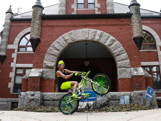 The Neon Wheel Surfer