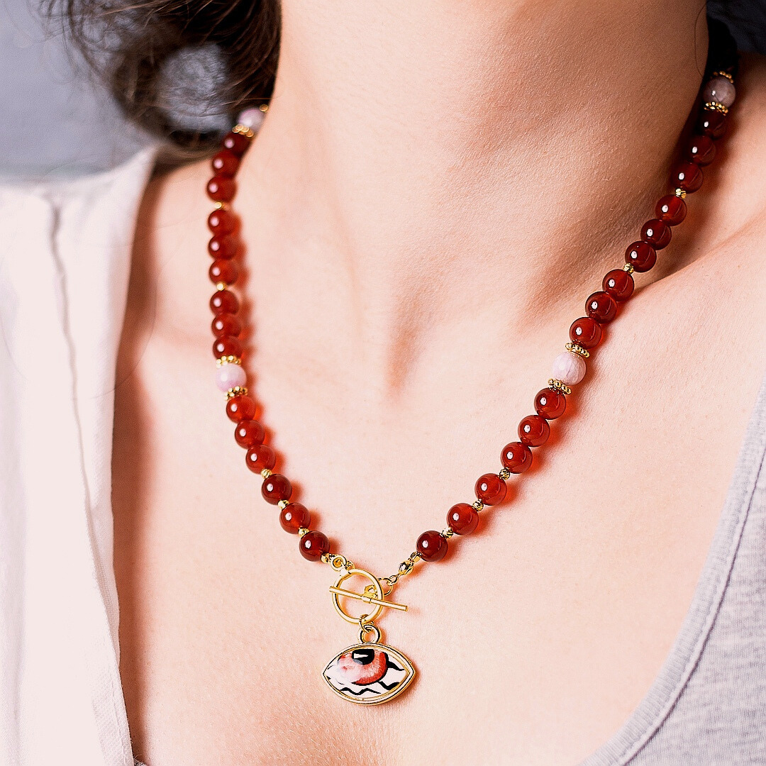 Hemera Kolye I Kırmızı Akik