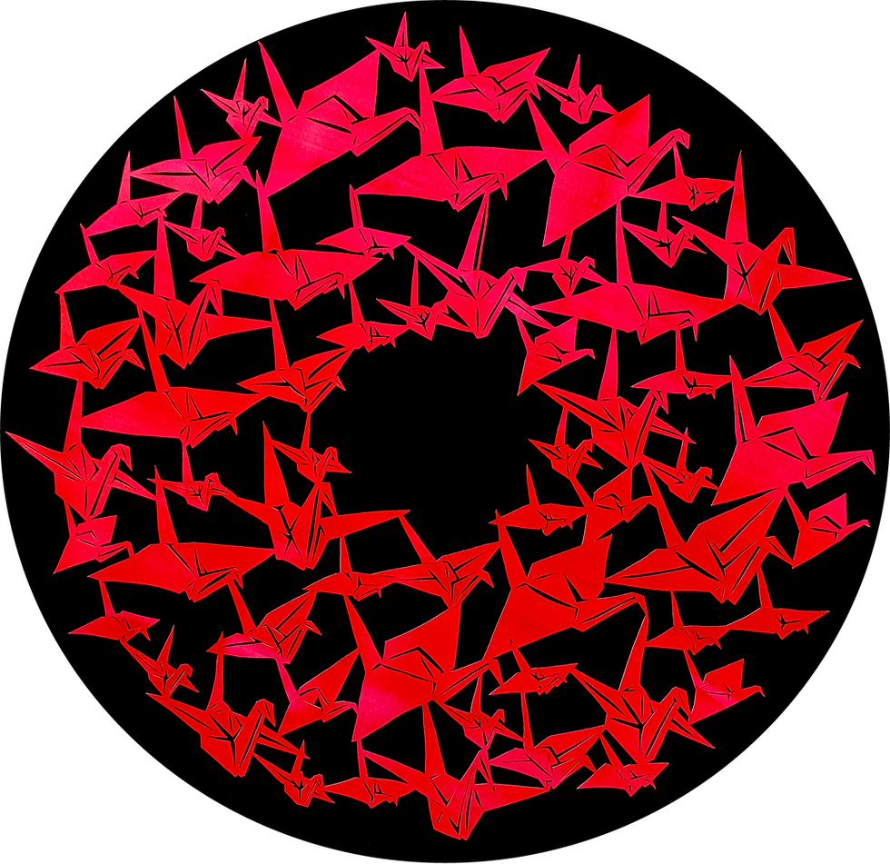 CIRCLE Red Cranes small 2021 _Oneness_