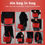 Miniature : Designertasche rot