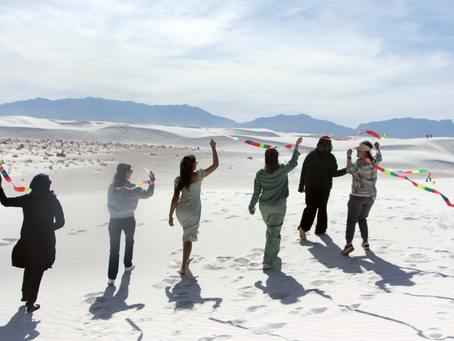The Texas Tech Physicians of El Paso at Transmountain family medicine residents organized fun group wellness activities, including a trip to White Sands National Park, and hands-on pottery and painting classes. They documented the activities in their Wellness Passports.