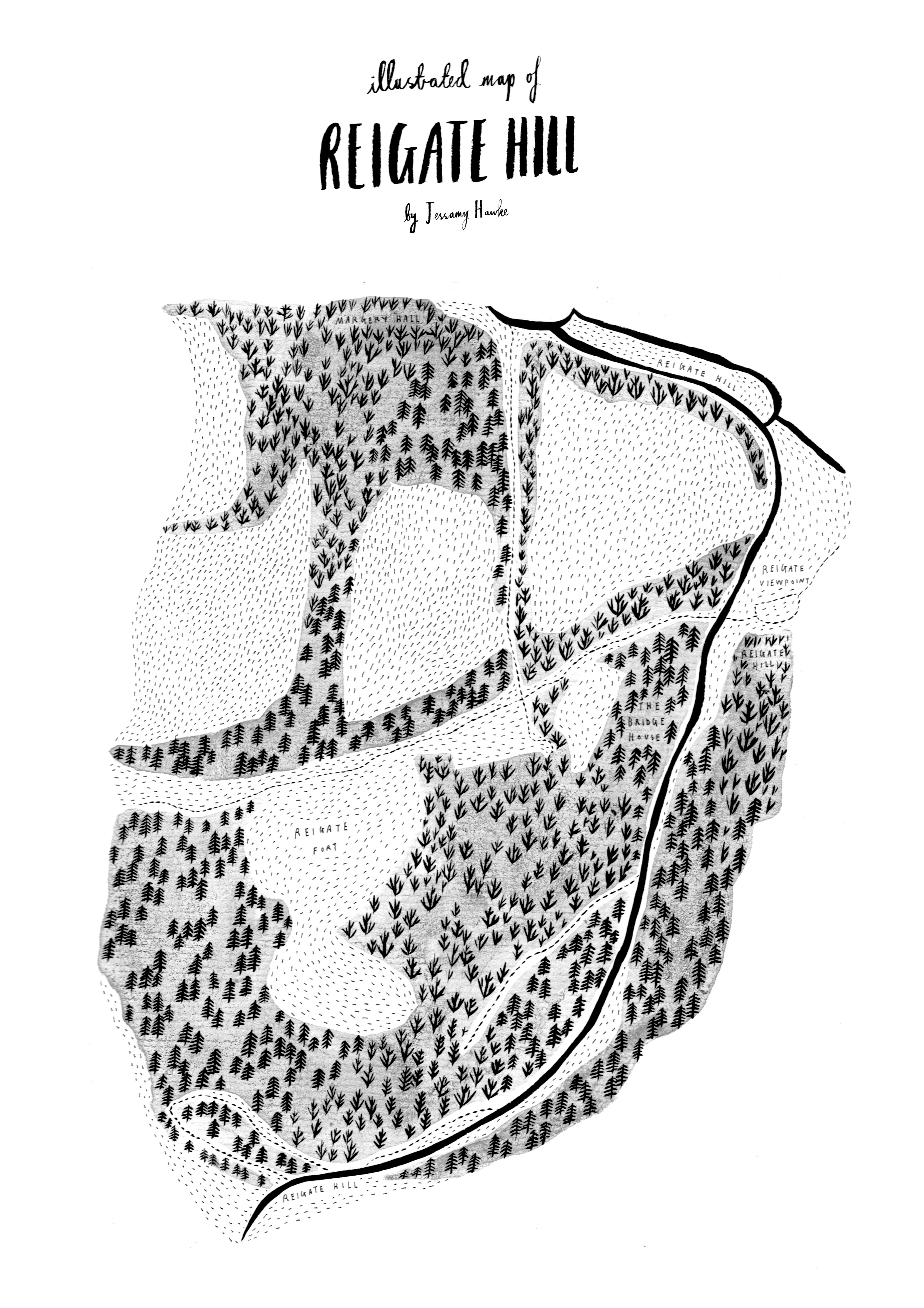 'Reigate Hill Map'