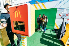 Houston McDonalds High School Fan Fest Basketball NBA DIscovery Green Brand Activation Experiential My VIP Life Premium Hospitality Hire Event Staff