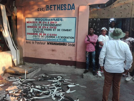 Kinshasa: Le Bourgmestre Raphaël Kasongo poursuit le travail de libérer les emprises publiques à Mat