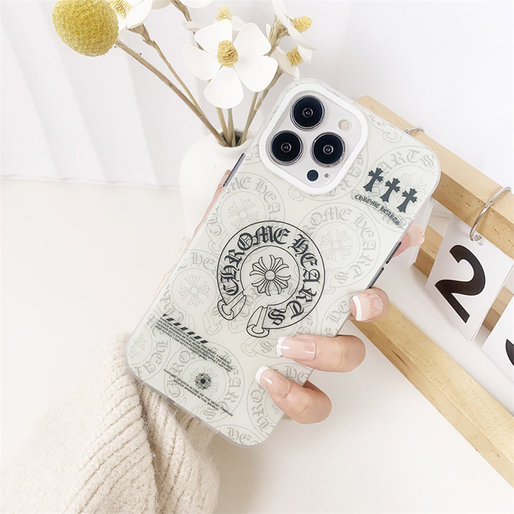 ブランド字母プリントChromeHearts iPhone 14 plus保護ケース