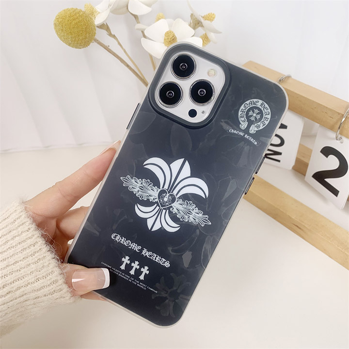 つや消し クロームハーツ アイホン14 保護ケース