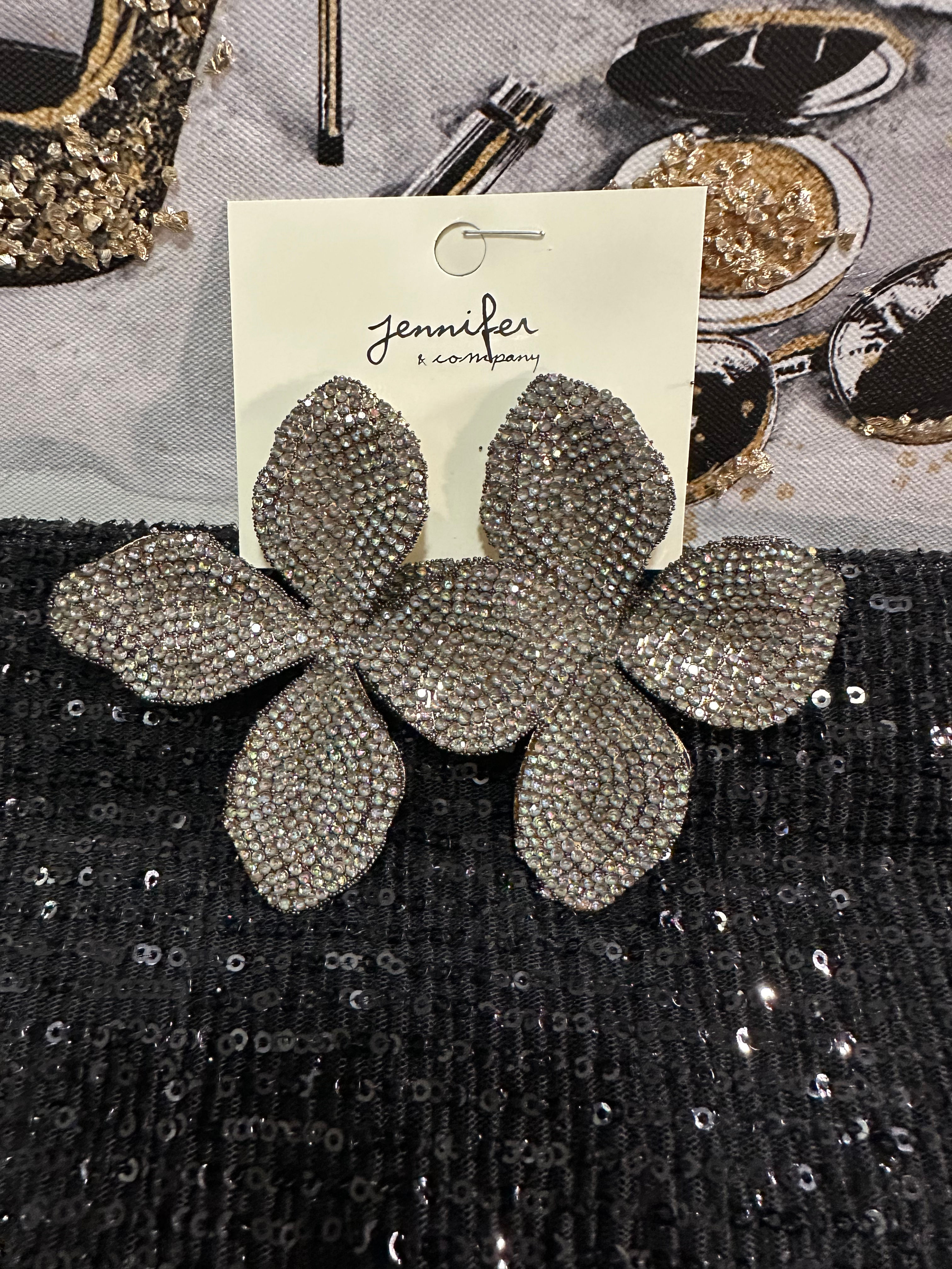 Flower Post Earrings 1