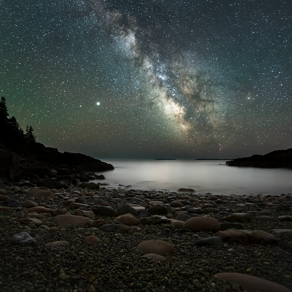 Stargazing at Acadia National Park