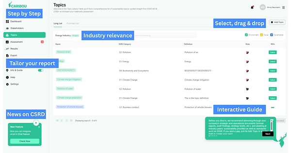 Double Materiality Assessment Software — CSRD & ESRS Compliant