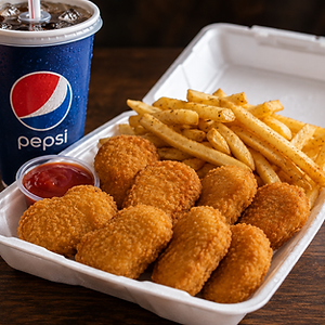 8pc Nuggets W/ Fries & Drink