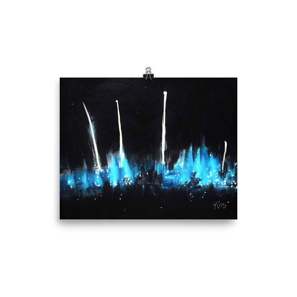 Thumbnail: Blue Searchlights Poster