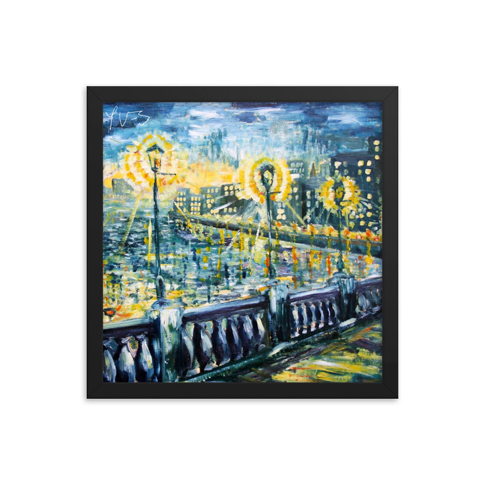 Thumbnail: 'Embankments of London' Framed Poster