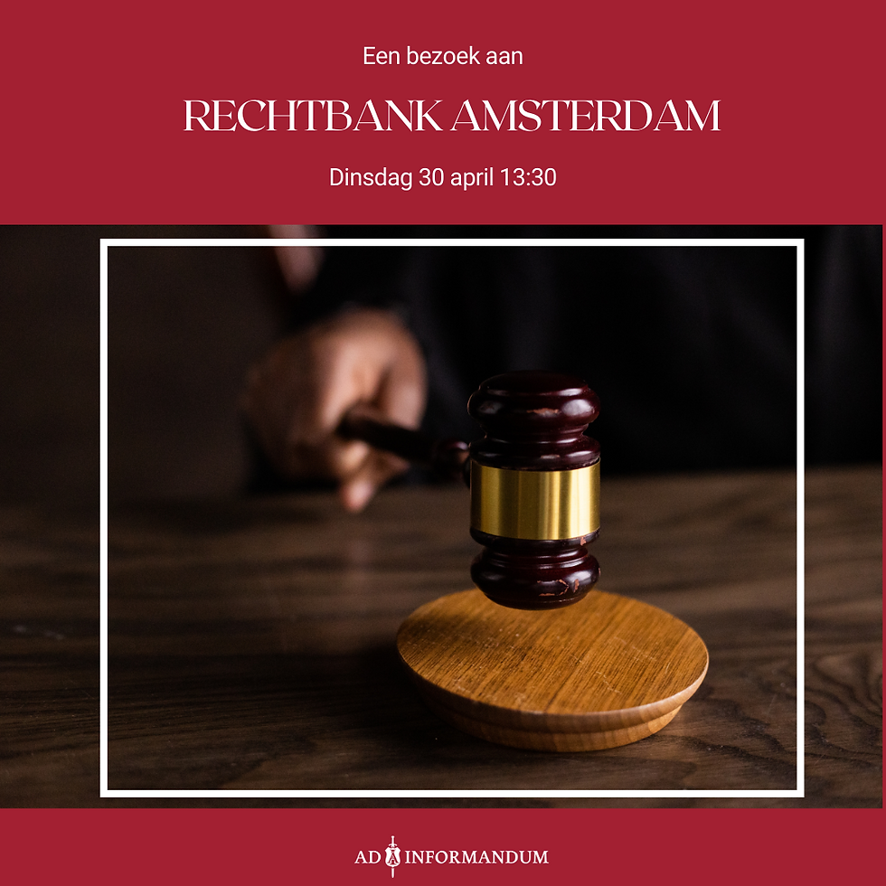 Bezoek aan rechtbank Amsterdam