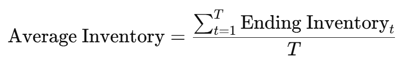 average inventory calculation