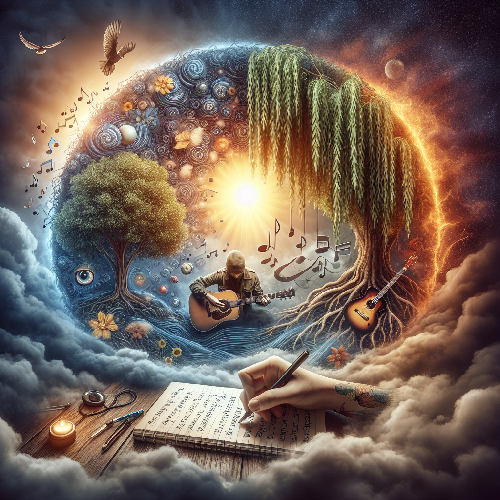 An image depicting the transformative power of music and healing