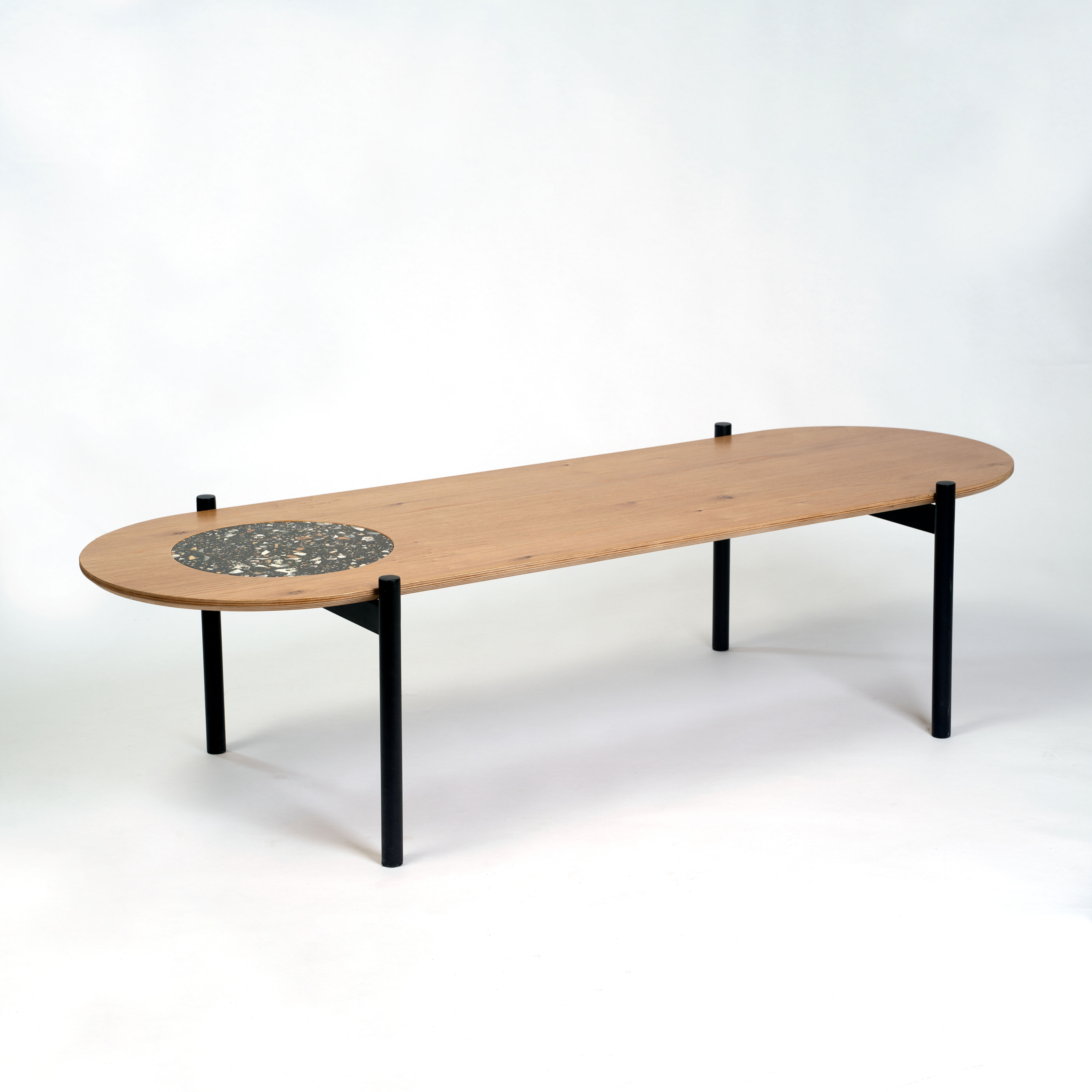 שולחן סלון אובלי ונציה