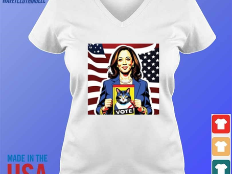 Kamala harris vote childless cat ladies premium ss shirt