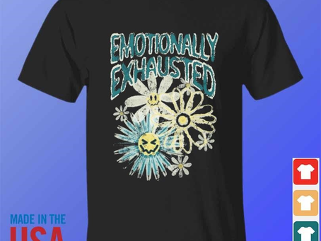 Wavetclothingllc - Beautiful bastard emotionally exhausted fleur art shirt