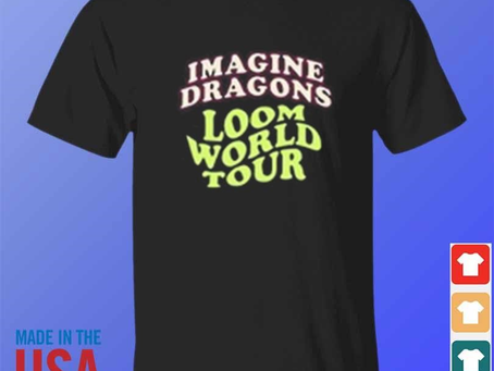 Imagine dragons black cartoon dragon 2024 shirt