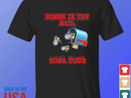 Bombs in the mail 2024 shirt