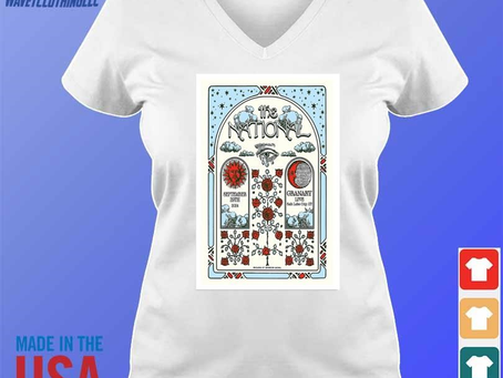 Wavetclothingllc - Nice The national salt lake city ut granary live sept 29 2024 event poster shirt