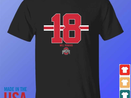 Ohio state football will howard 18 ladies boyfriend shirt