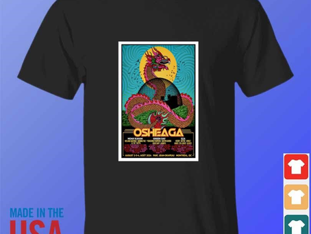 Osheaga festival tour in montreal qc on august 2-4 2024 poster shirt
