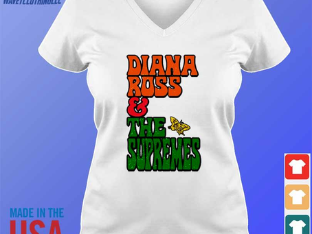 Diana Ross And The Supremes Stacked Butterfly Shirt