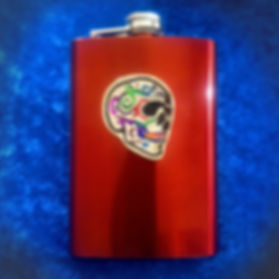 Southwestern Skull Flask