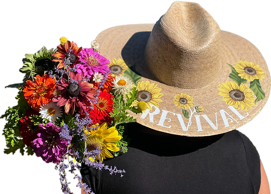 Hero Image Revival Flower Farm.png Woman owned business summer flowers